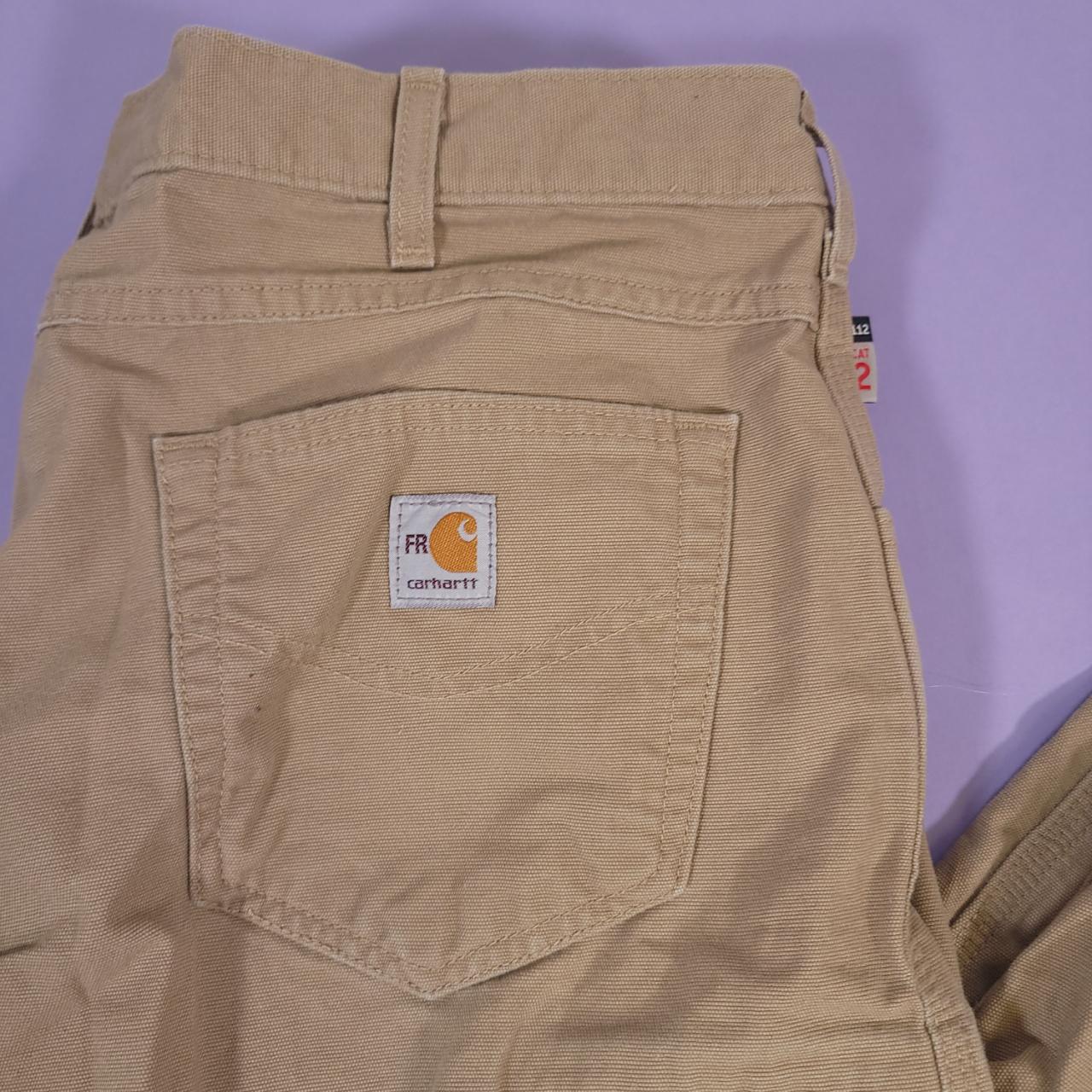 Carhartt Flame Resistant Cat 2 0618 FRB 159-GKH Tan... - Depop