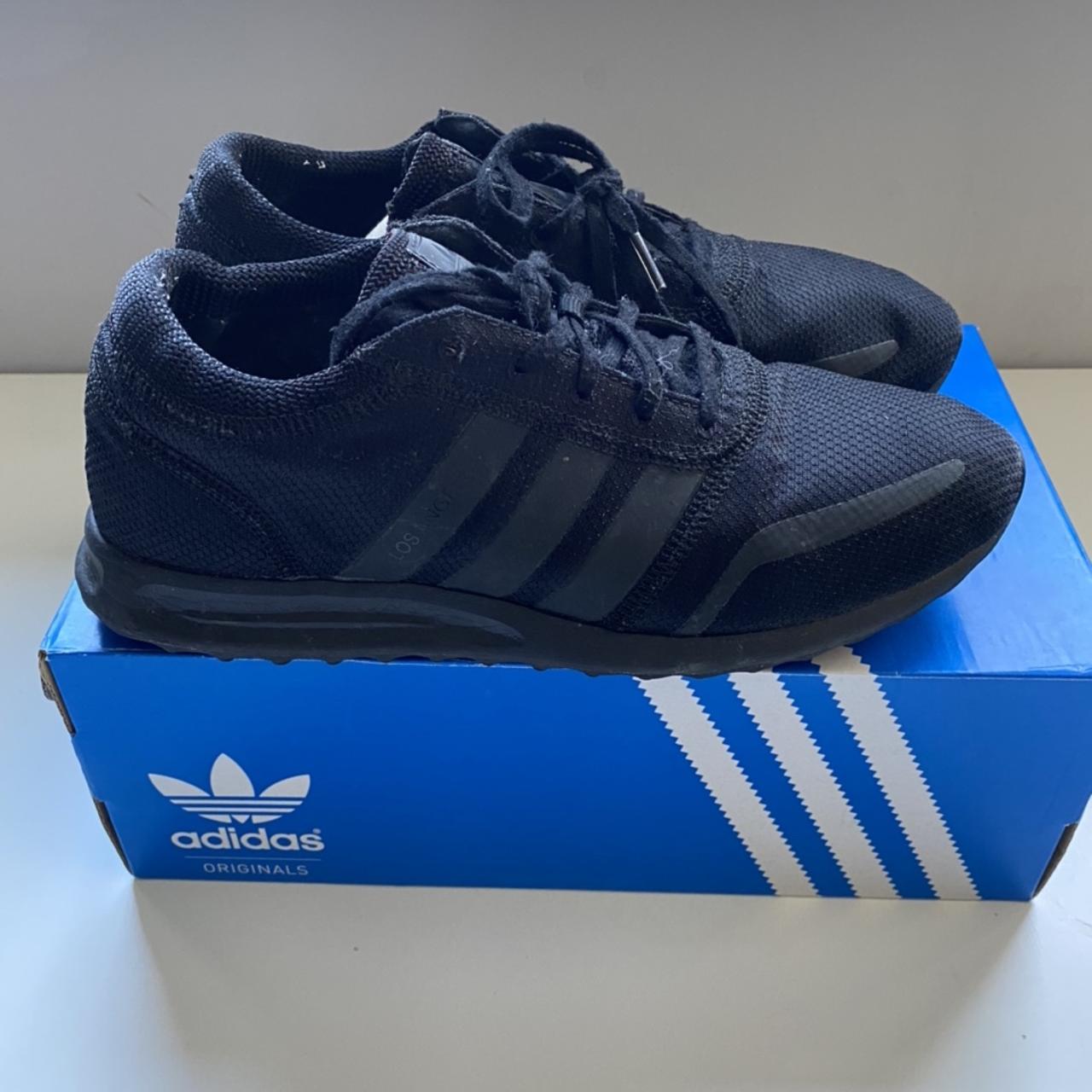 Adidas Los Angeles Size Men s UK 8 Black Used but. Depop