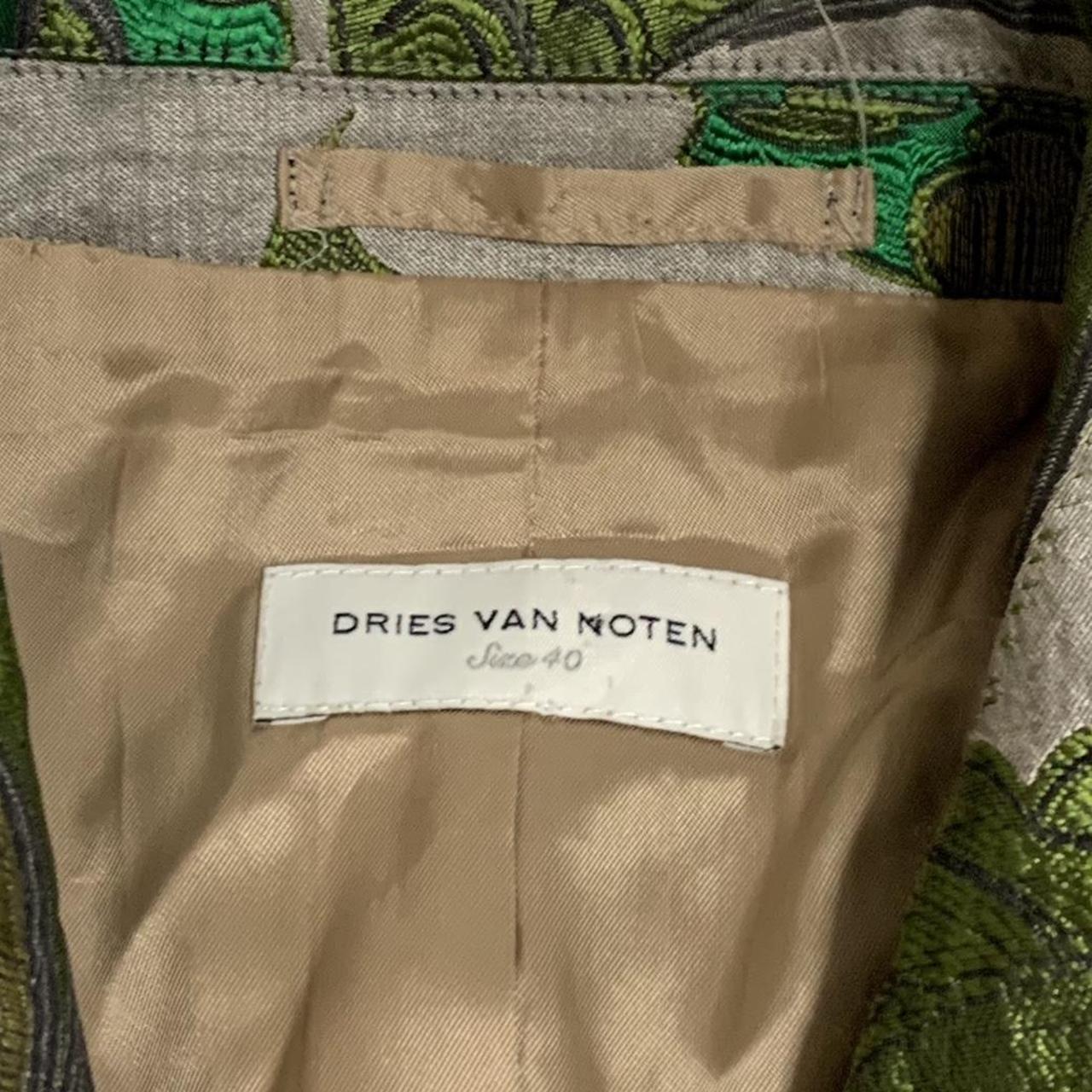 Dries Van Noten Women's Green and Black Jacket (4)