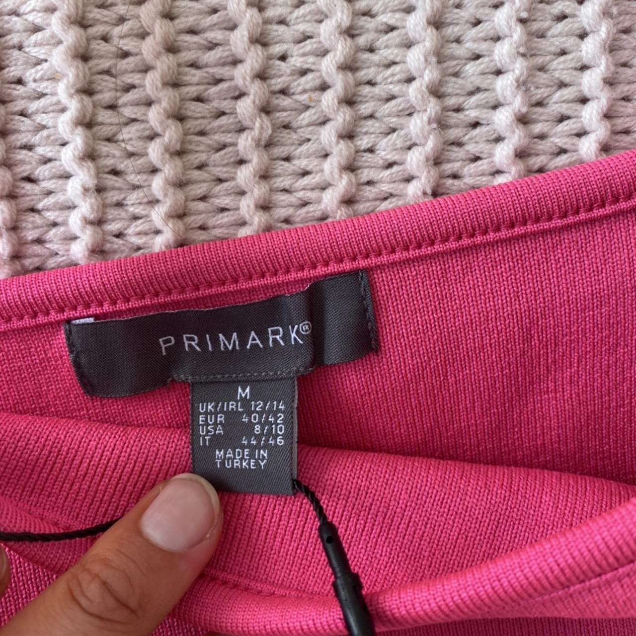 brand new primark hot pink square neck crop top!! - Depop