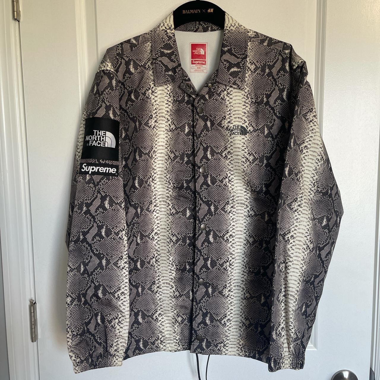 Supreme tnf outlet snakeskin jacket