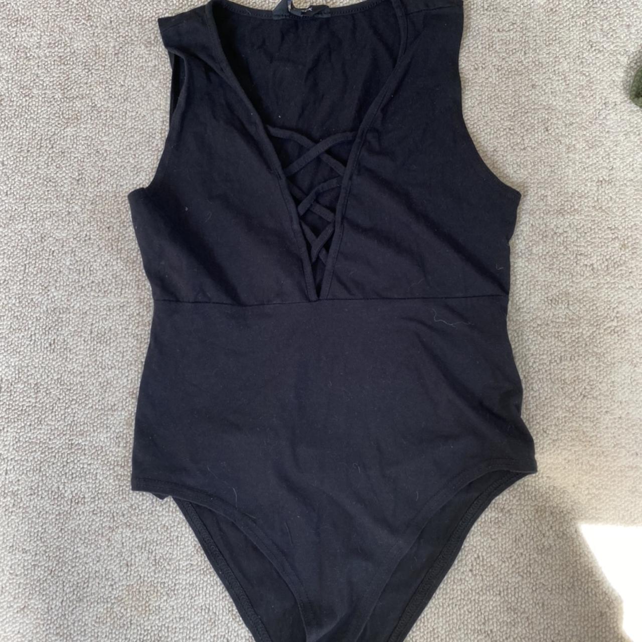 PLUNGE STRAP BODY Sexy detail perfect for a night... - Depop