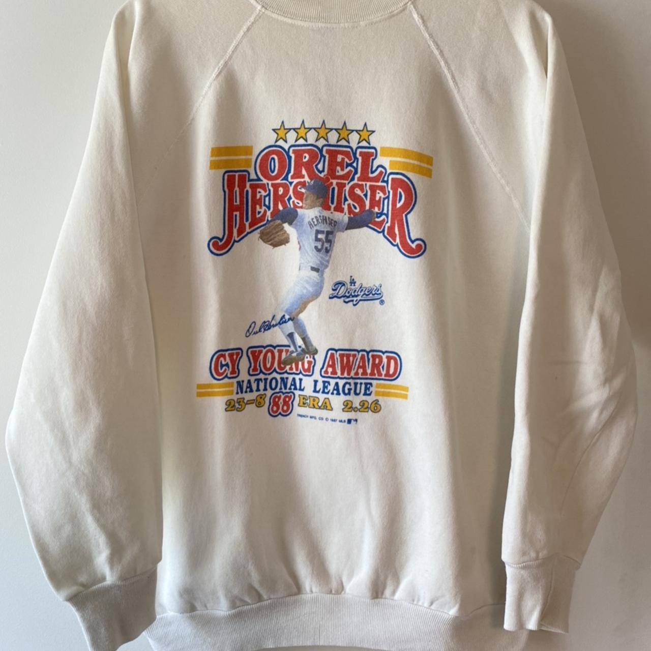 Vintage Los Angeles Dodgers crewneck sweater Los - Depop