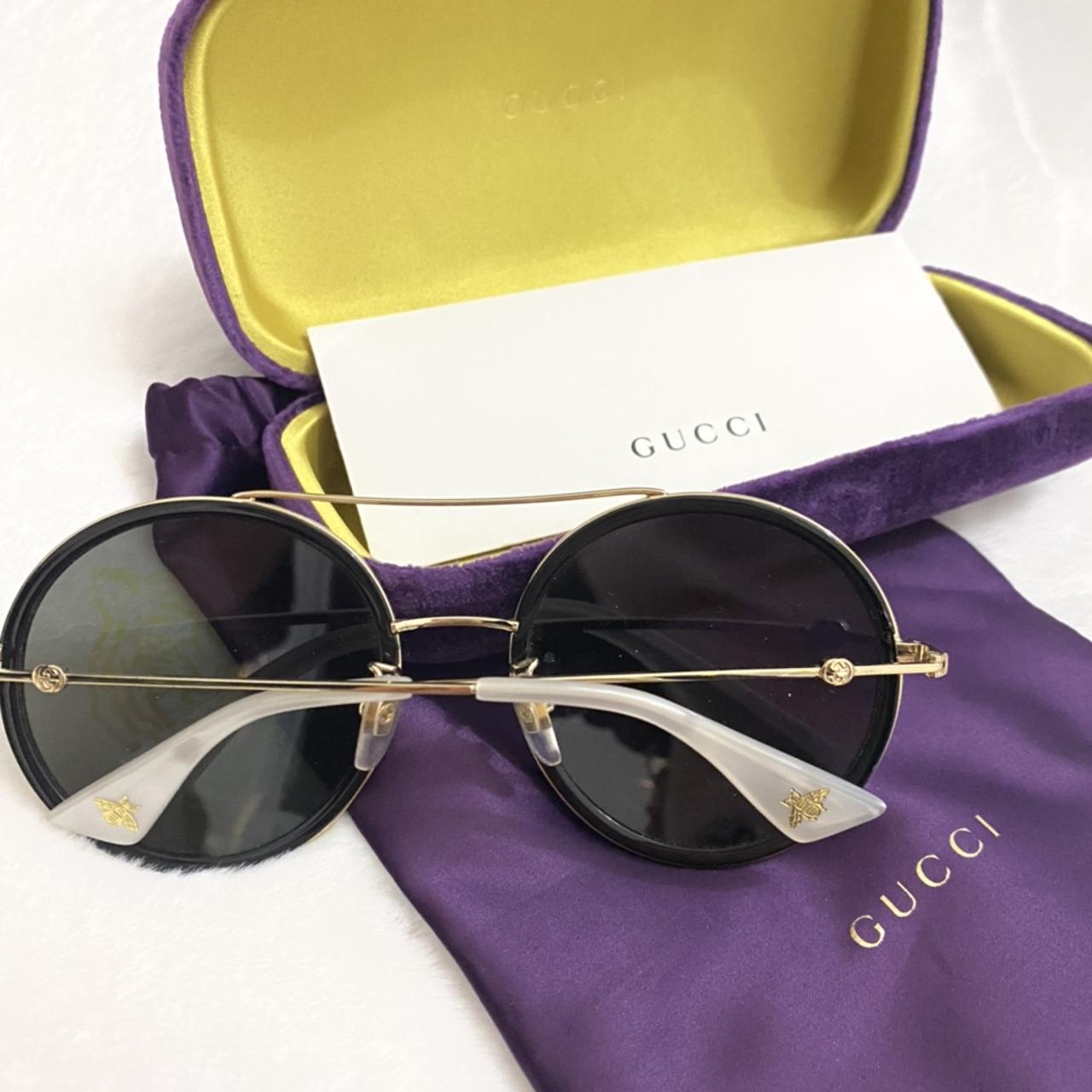 Gucci GH0108s Gold skull hologram sunglasses for Sale in Las