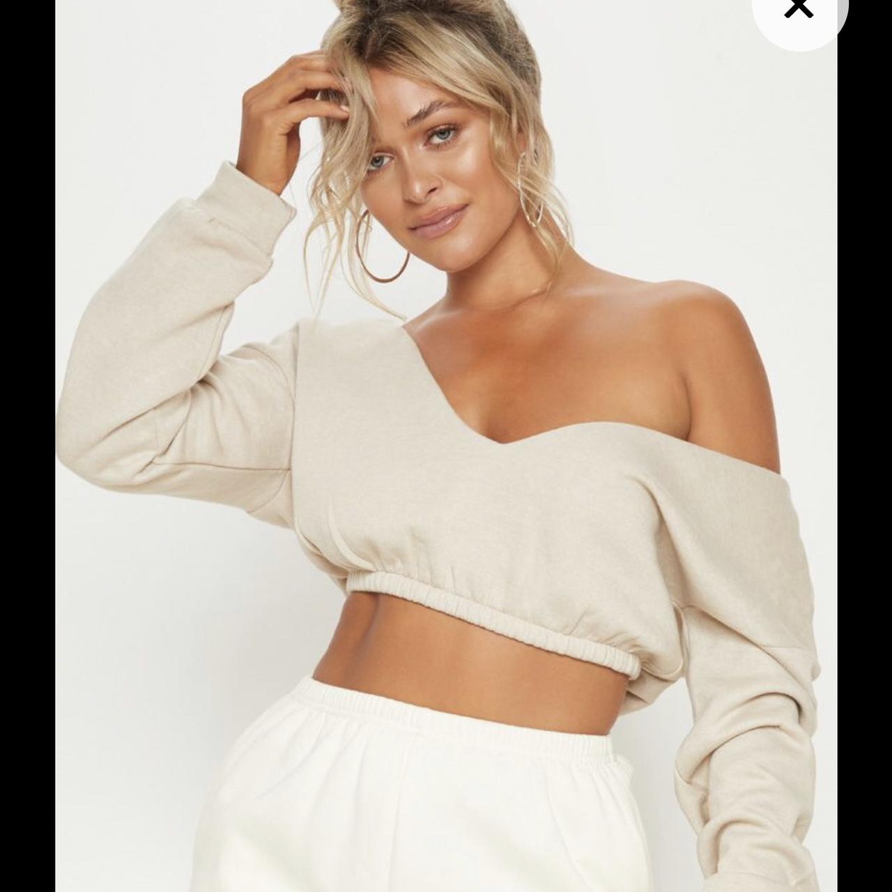 Off the shoulder outlet jumper pretty little thing