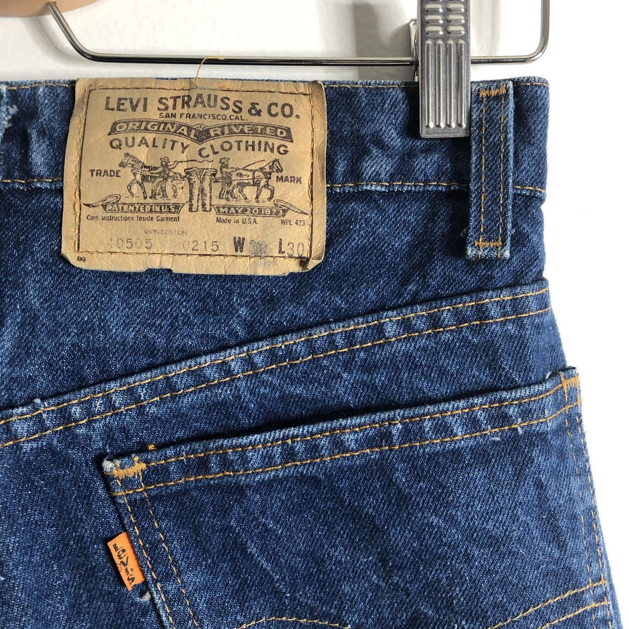 levi's 501 orange tab