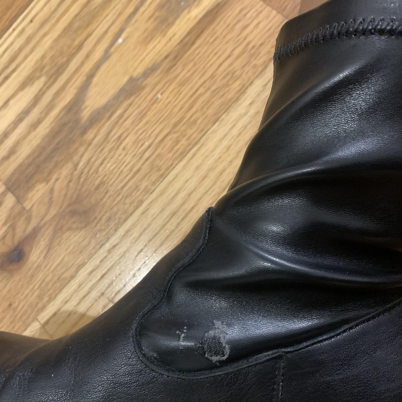 Miista Oliana Black Leather Boots, Size 35 Last - Depop