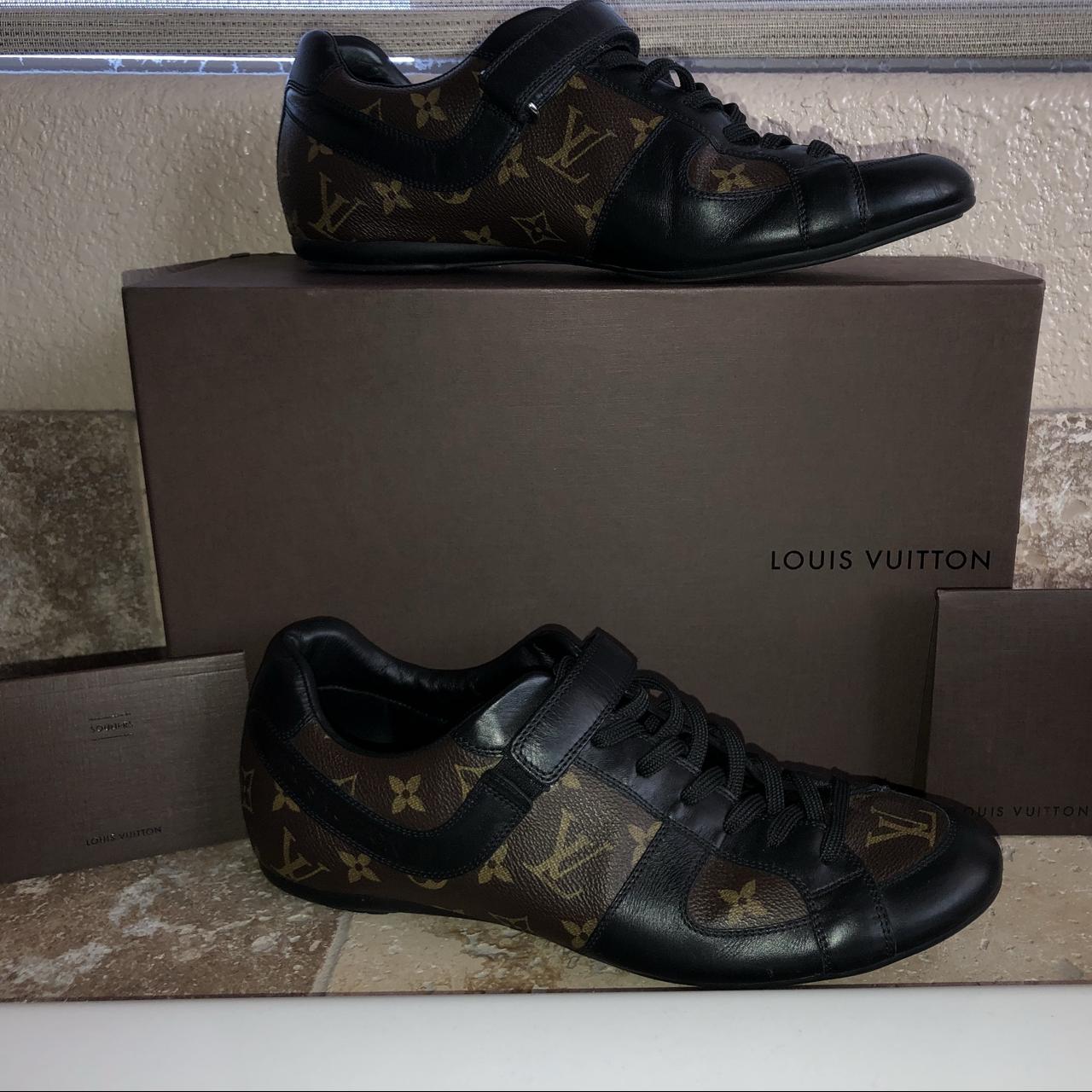 Louis Vuitton sneakers Size 9.5 - Depop
