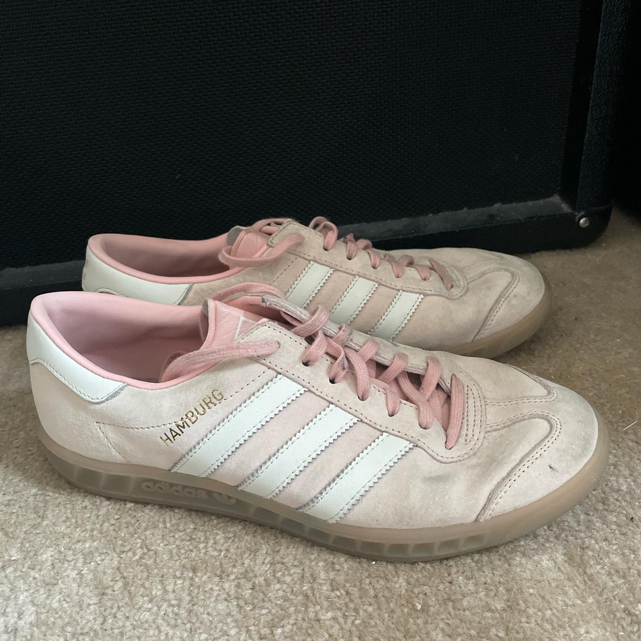 adidas pink hamburg trainers