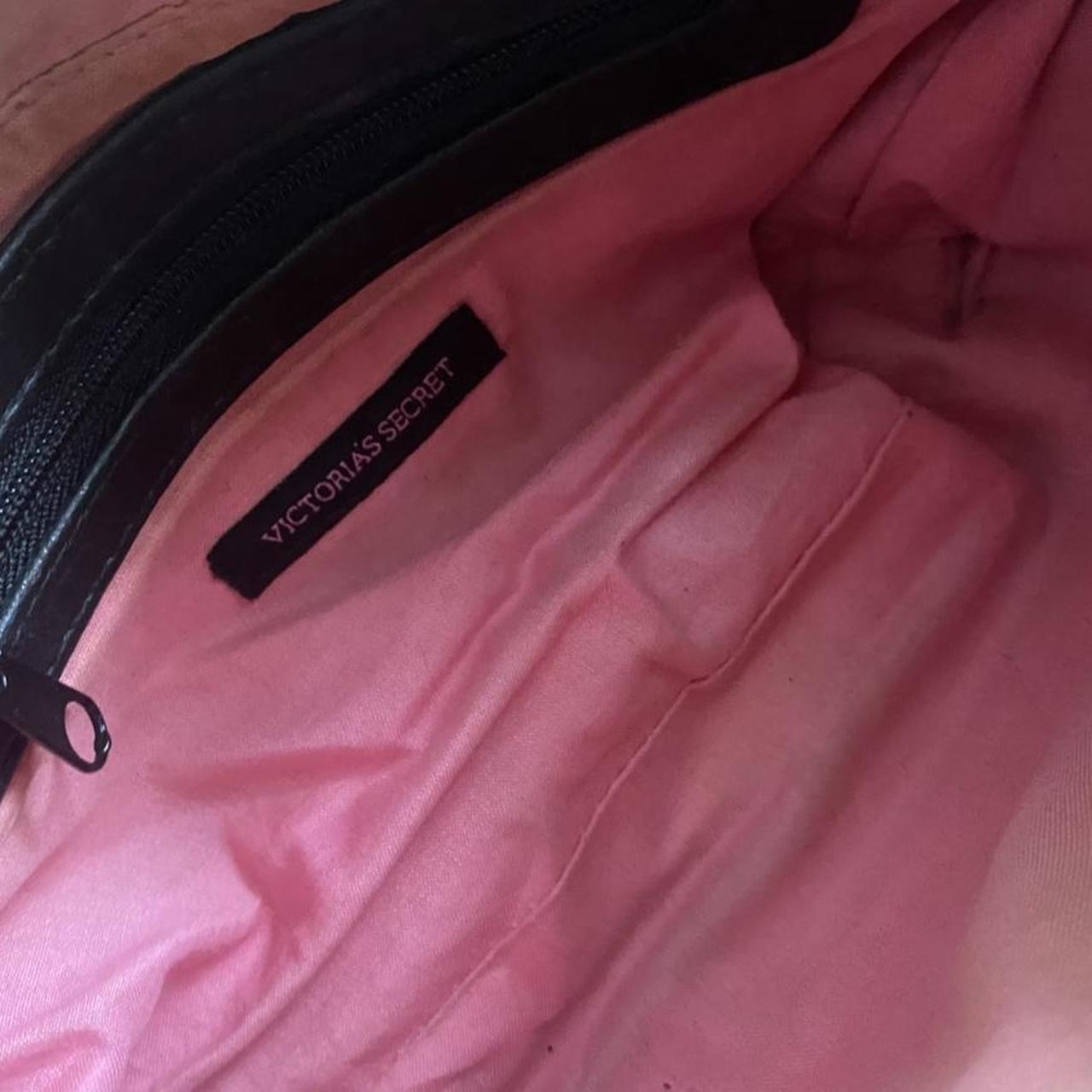 Victoria’s Secret leather purse with pink satin... - Depop