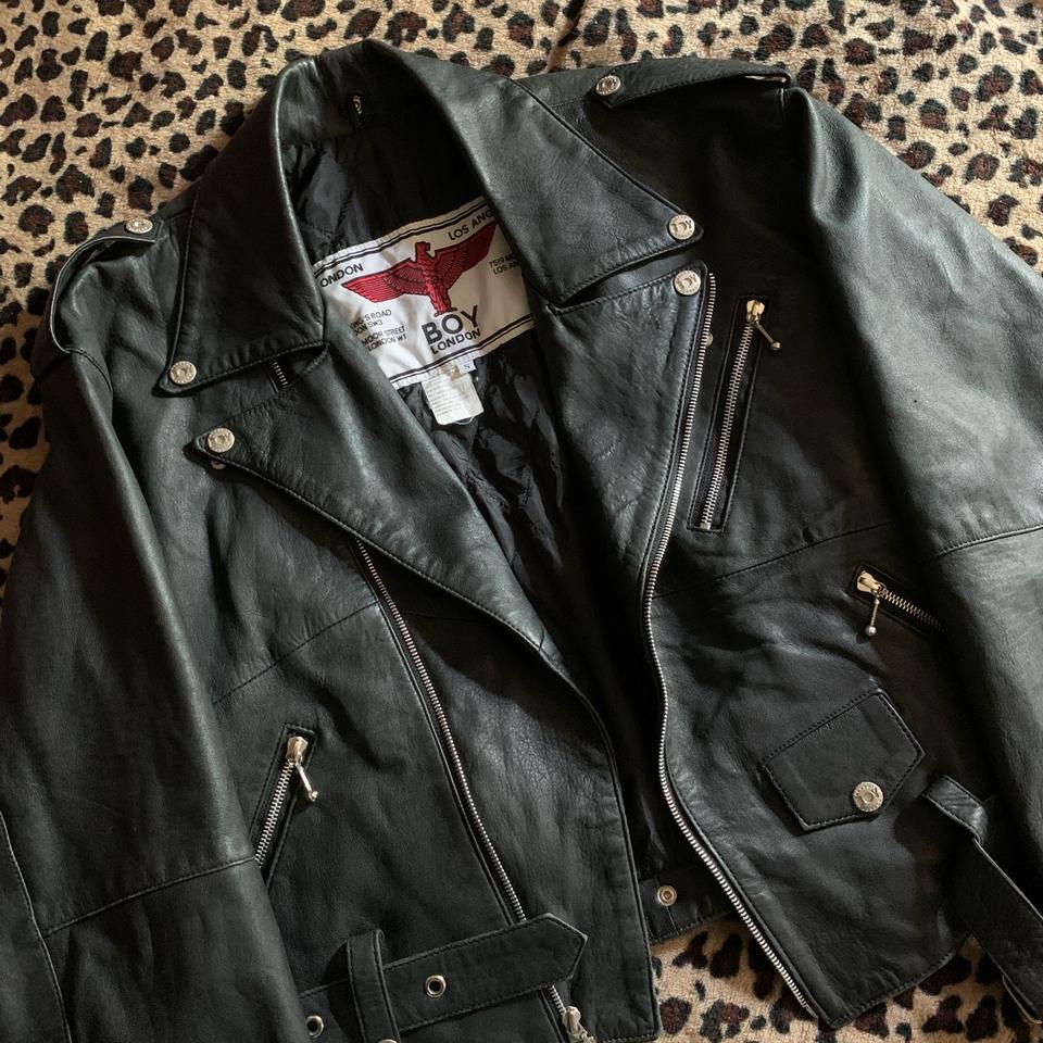 BOY LONDON vintage leather jacket. Size unisex - Depop