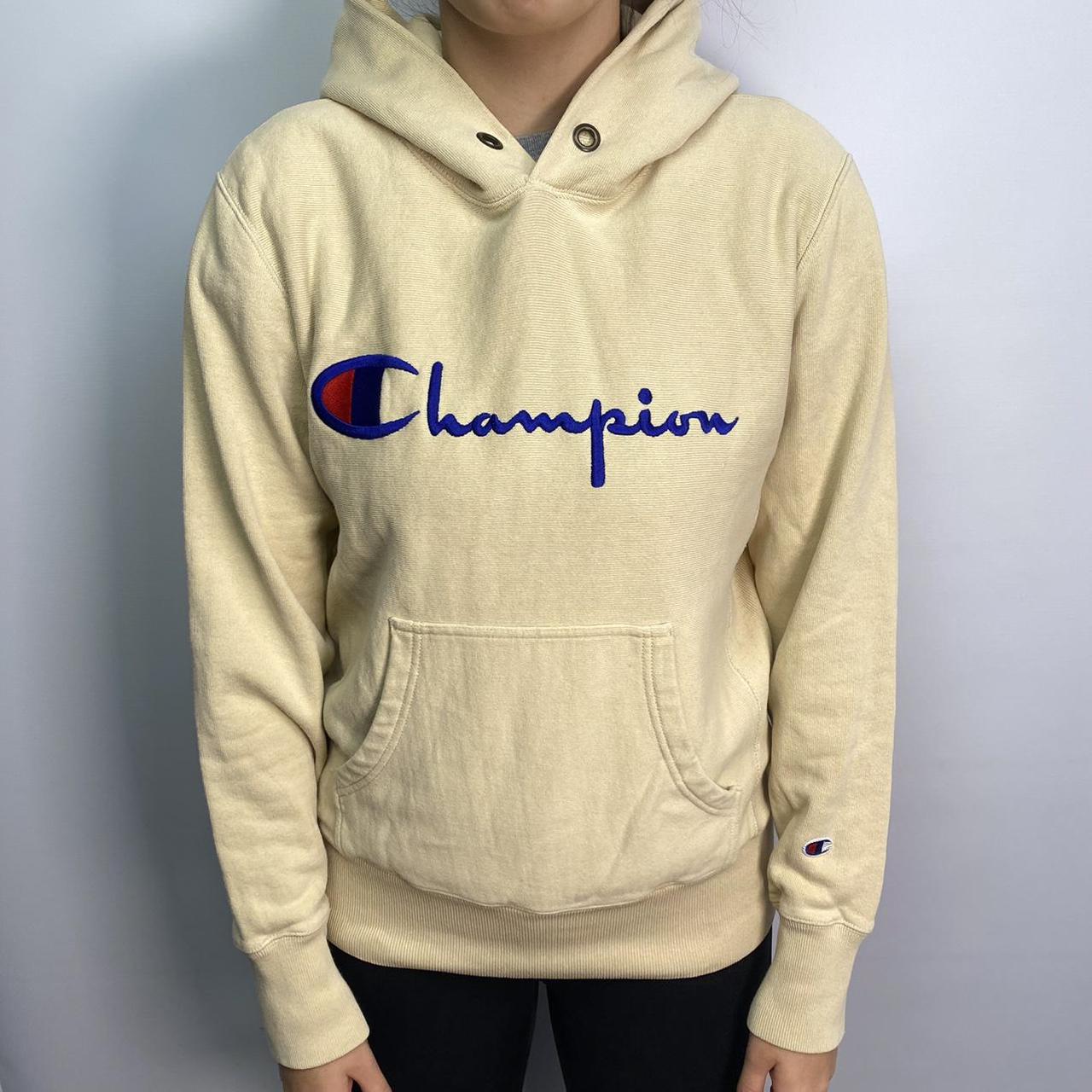 Vintage Champion Reverse Weave warm up hoodie in. Depop