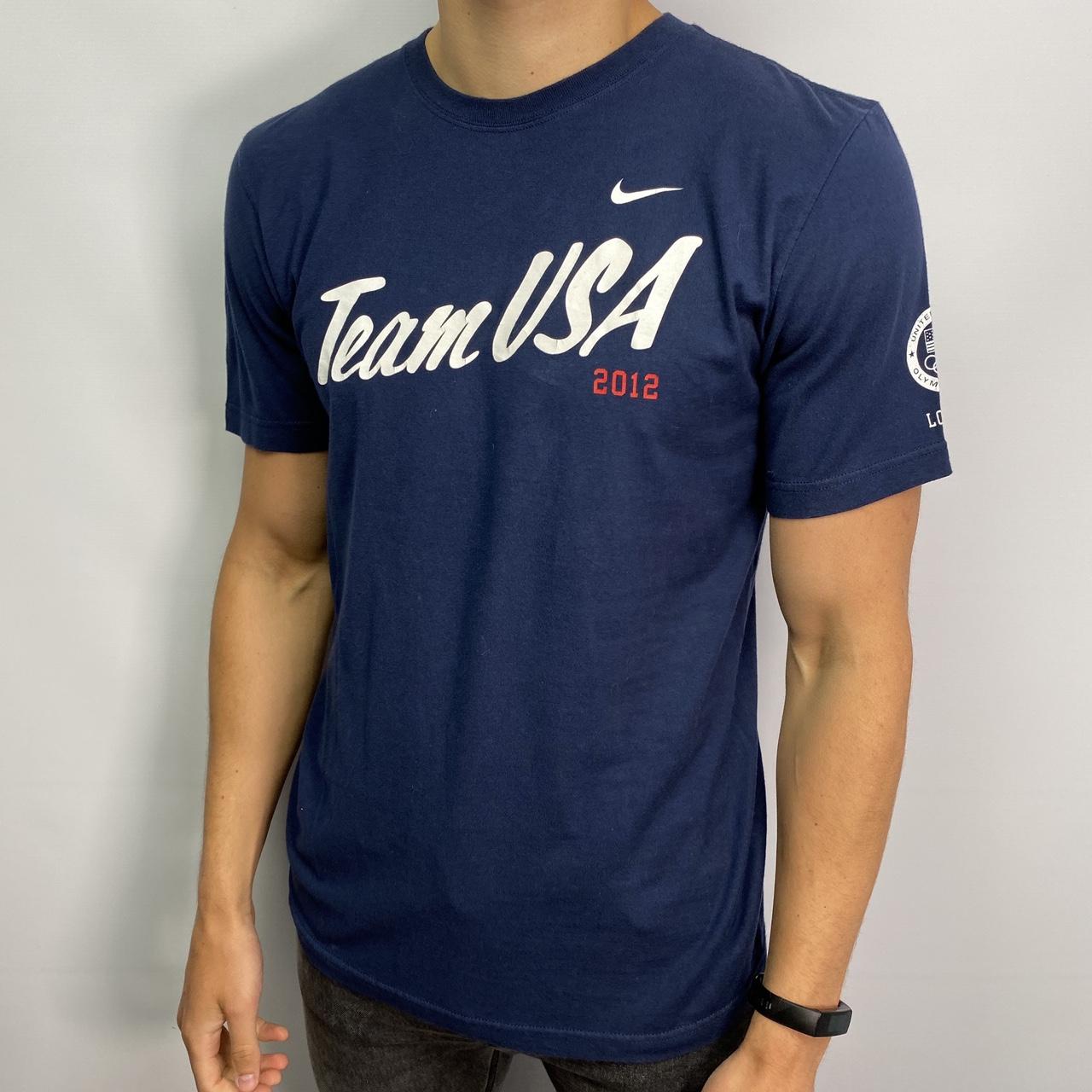 Nike Team USA Olympic Team 2012 T Shirt in navy. | Depop Nike Team USA Olympic Team 2012 T Shirt in navy. | Depop