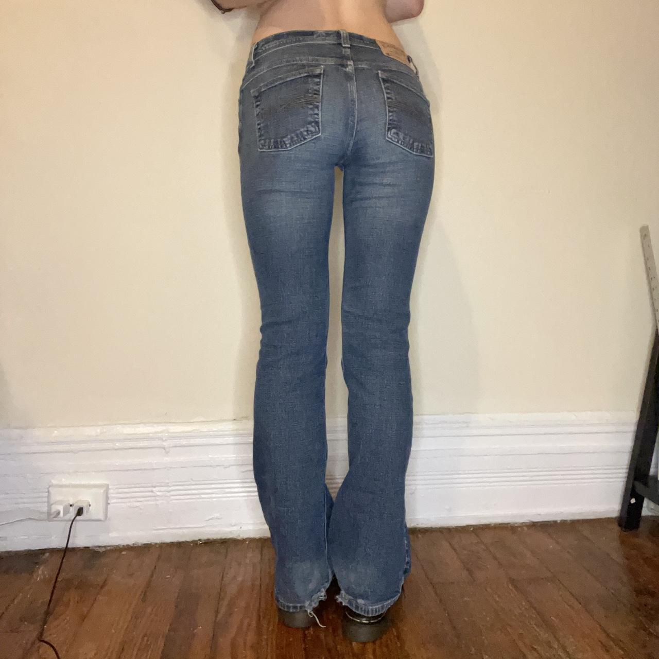 Early 00s Express low rise bootcut jeans Super... Depop