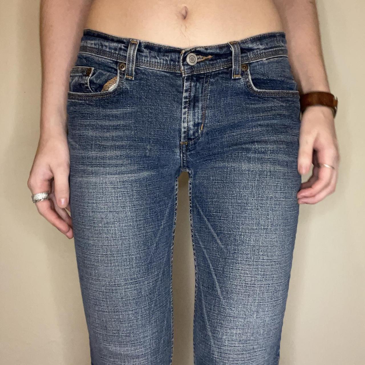 Early 00s Express low rise bootcut jeans Super... Depop