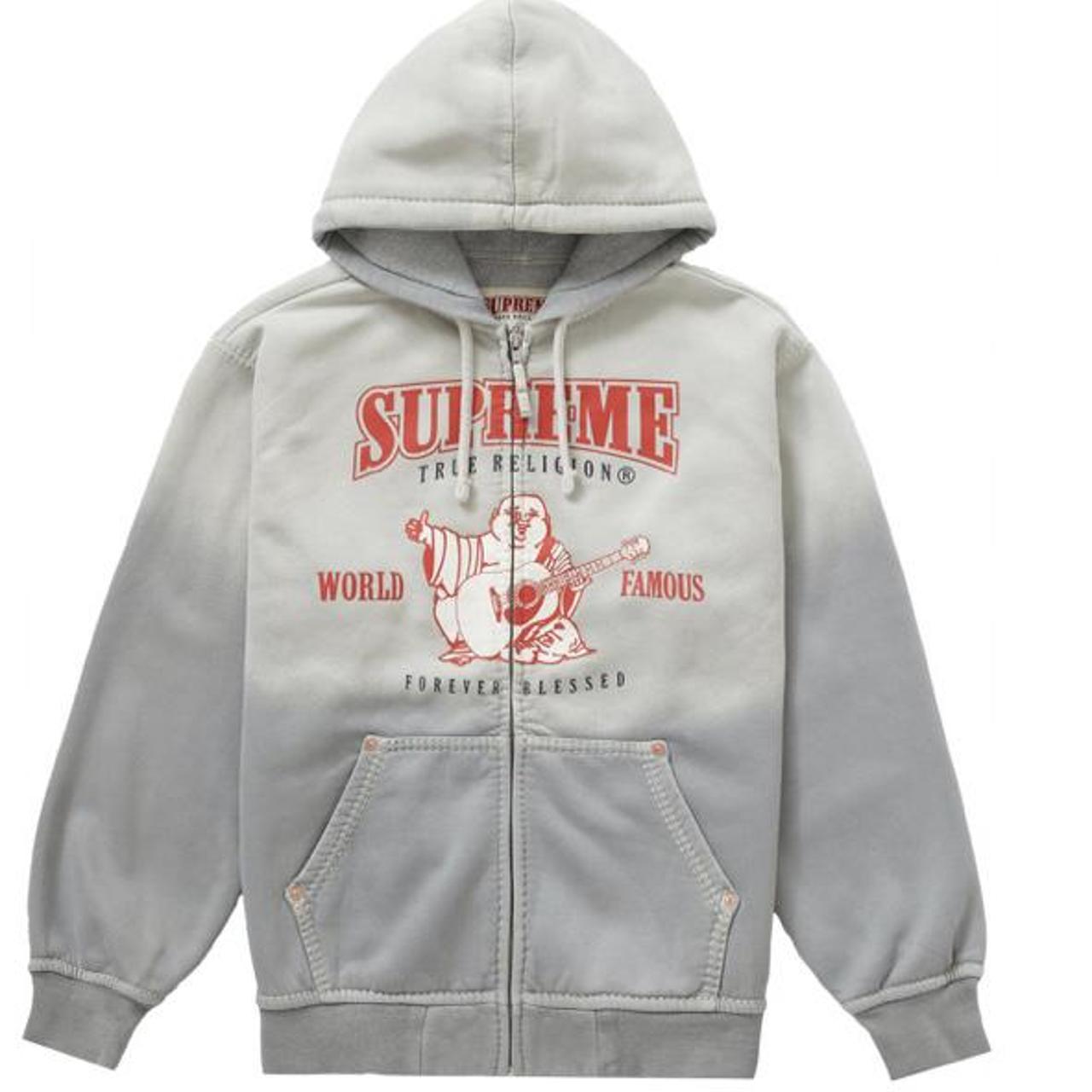 Supreme Louis Vuitton hoodie Size Medium Made in - Depop