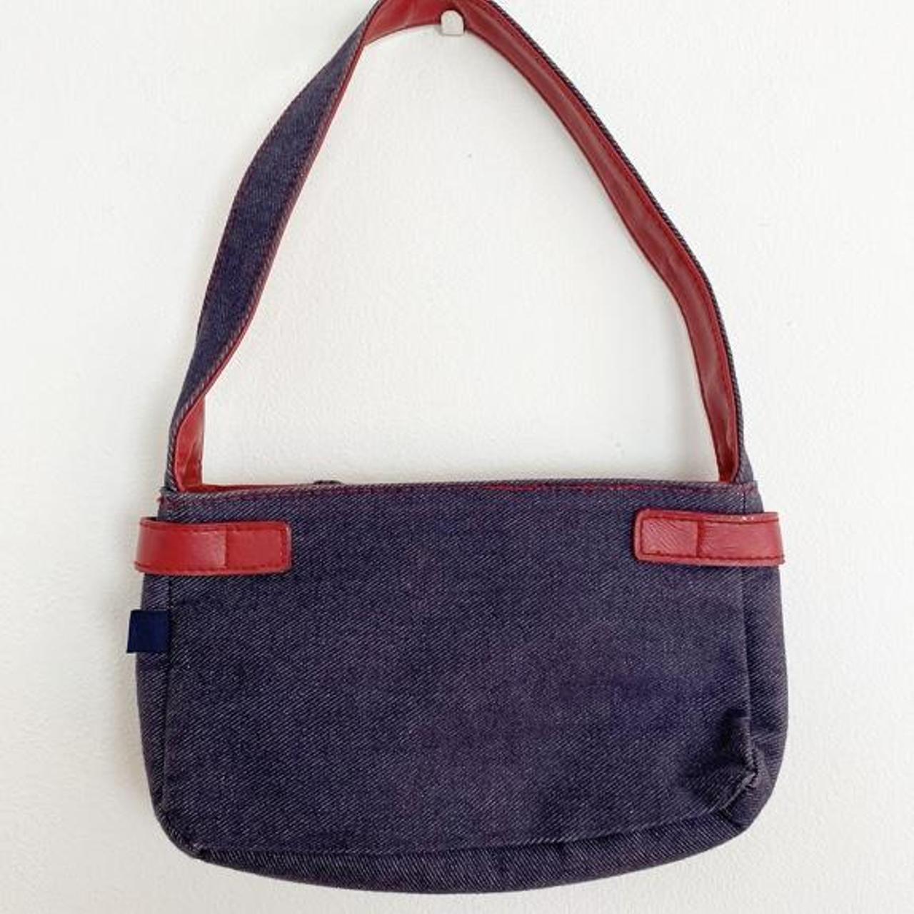 Y2k kangol belt denim shoulder bag babe sporty hand... Depop