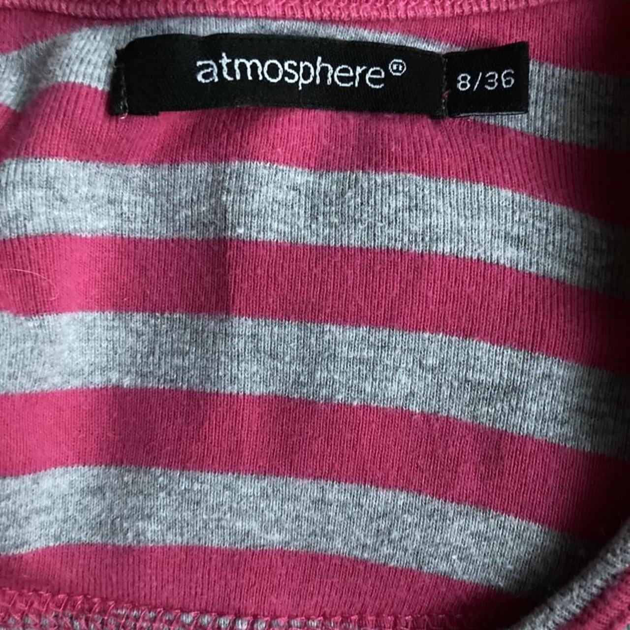 Primark Women's Pink and Grey Vest Depop