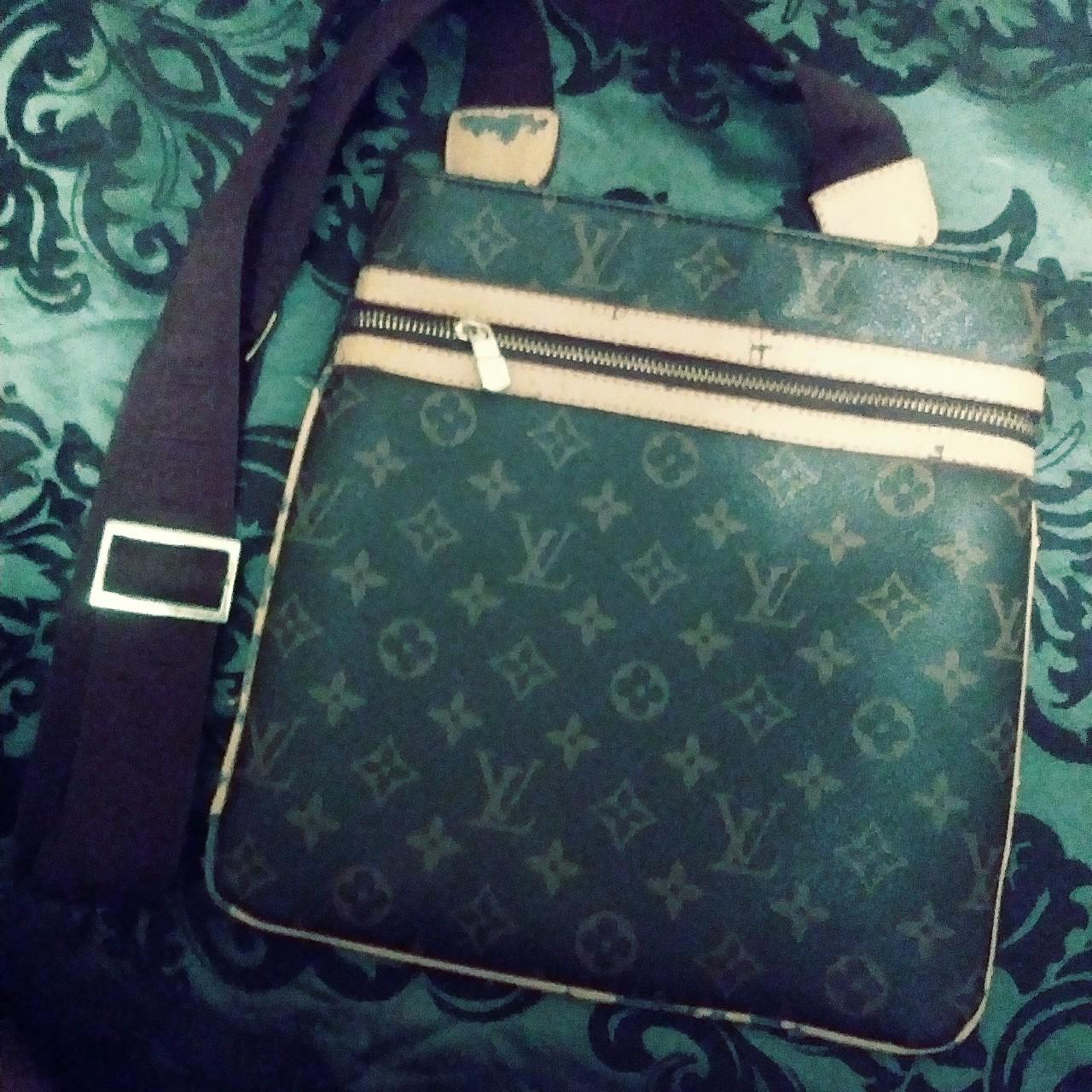 Vintage Louis Vuitton Pochette Bag with LV - Depop