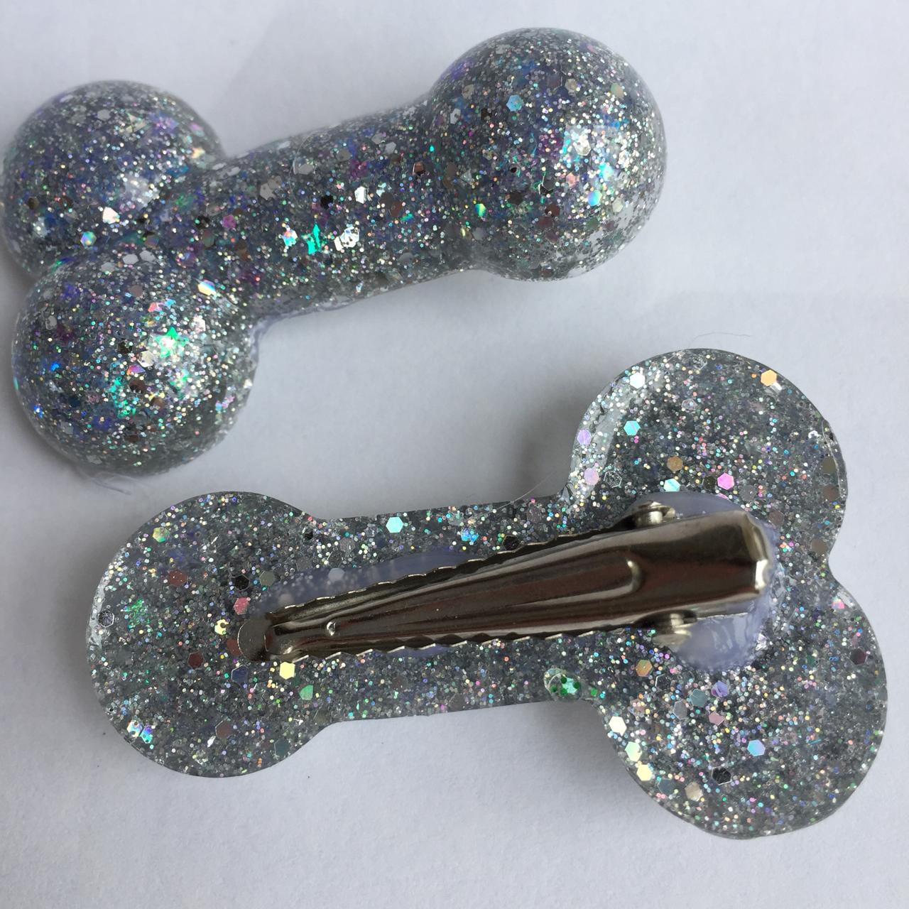 Penis Hair Clip With Rhinestones Bachelorette Party Accessories