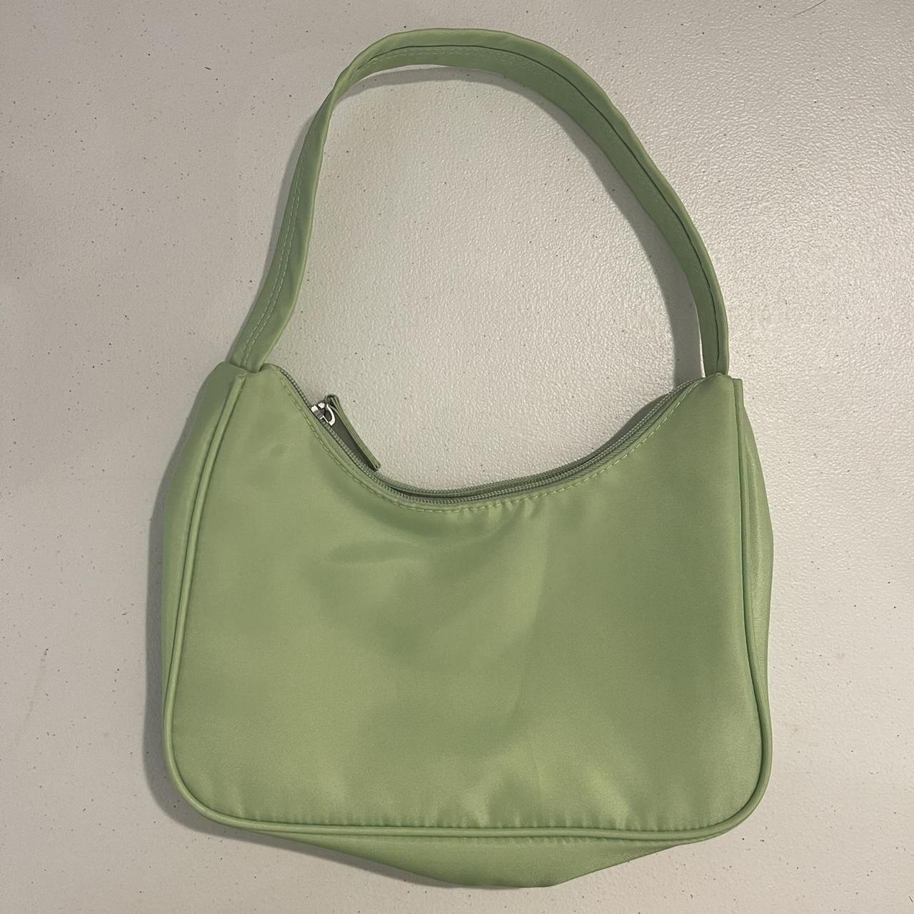 Sage green MONKI nylon shoulder bag Excellent... Depop