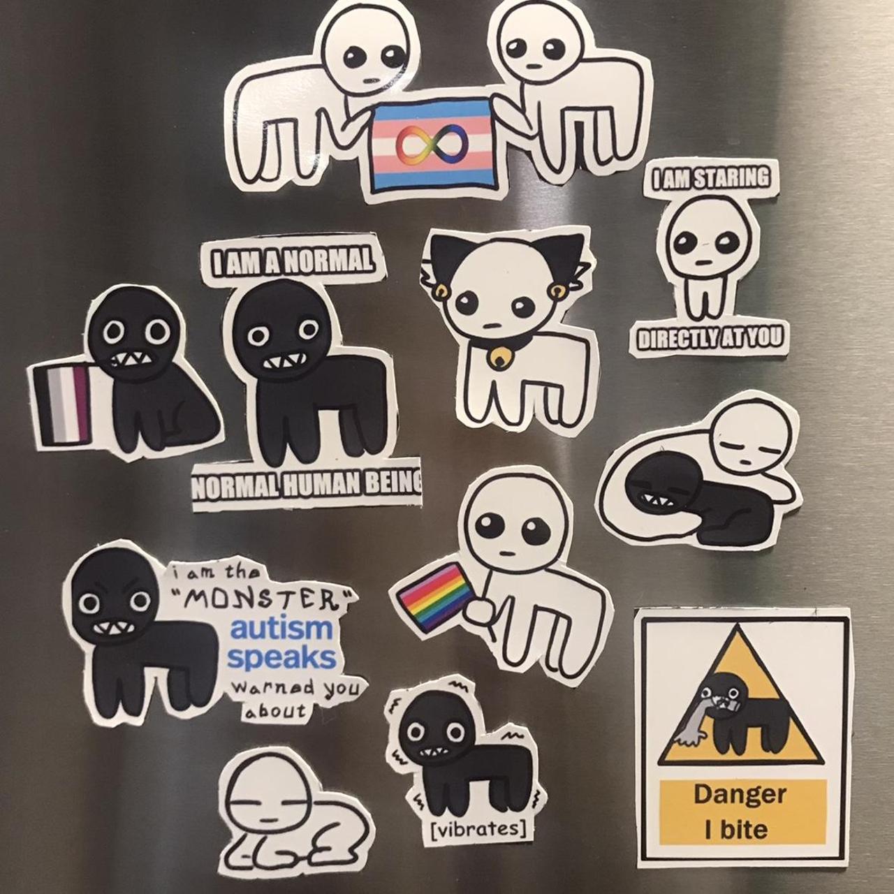 TBH CREATURE AUTISM CREATURE MAGNETS Or STICKERS Ft Depop