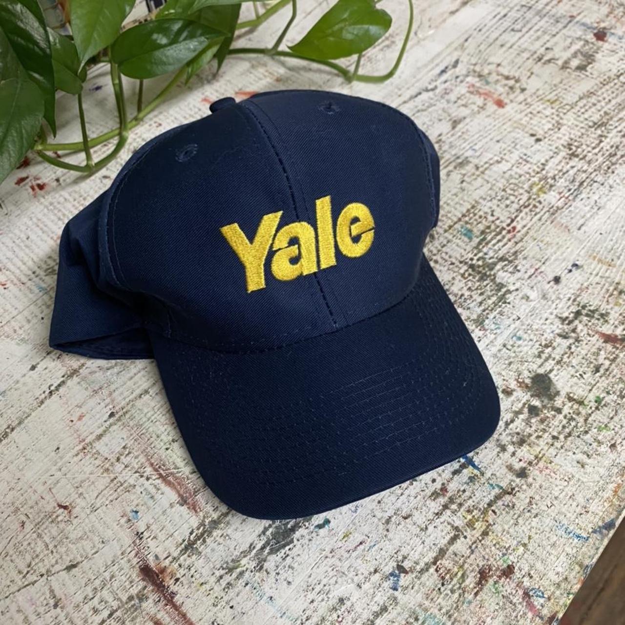 A sick one Vintage Yale Navy blue / yellow... - Depop