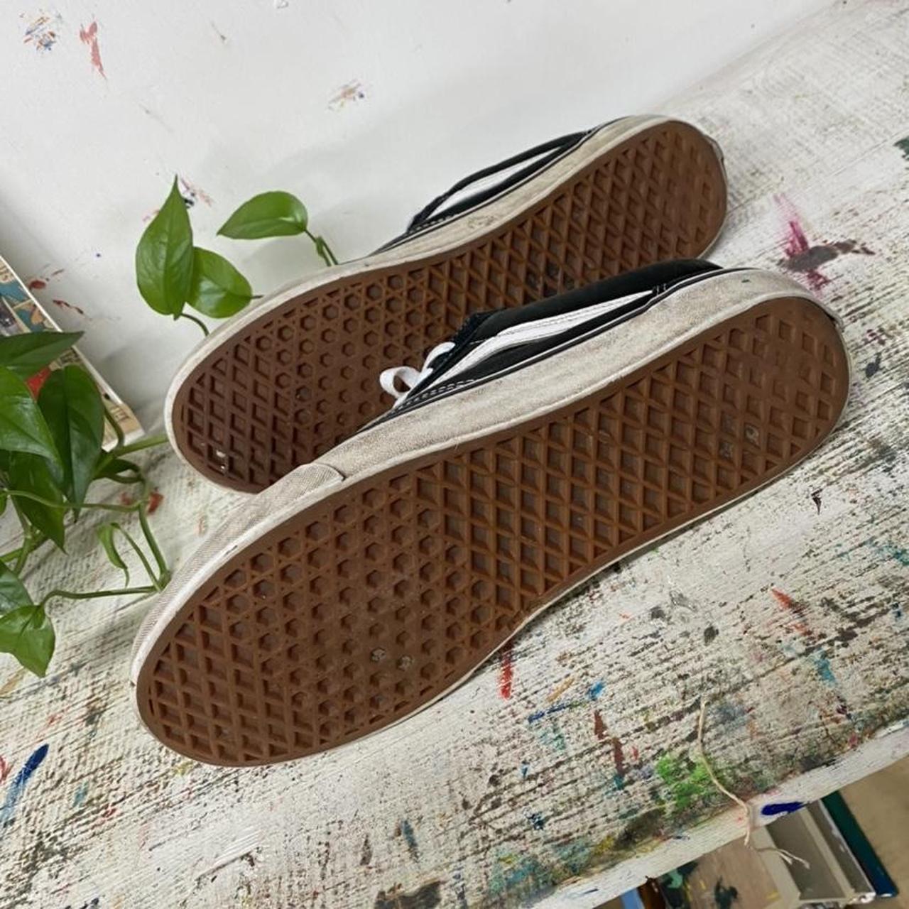 Vans Skate Low Black / white classics Size 10 no... Depop