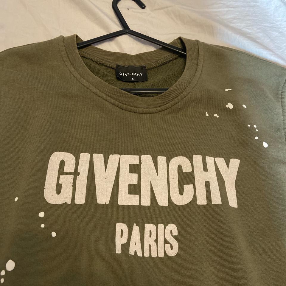 givenchy paint splatter t shirt