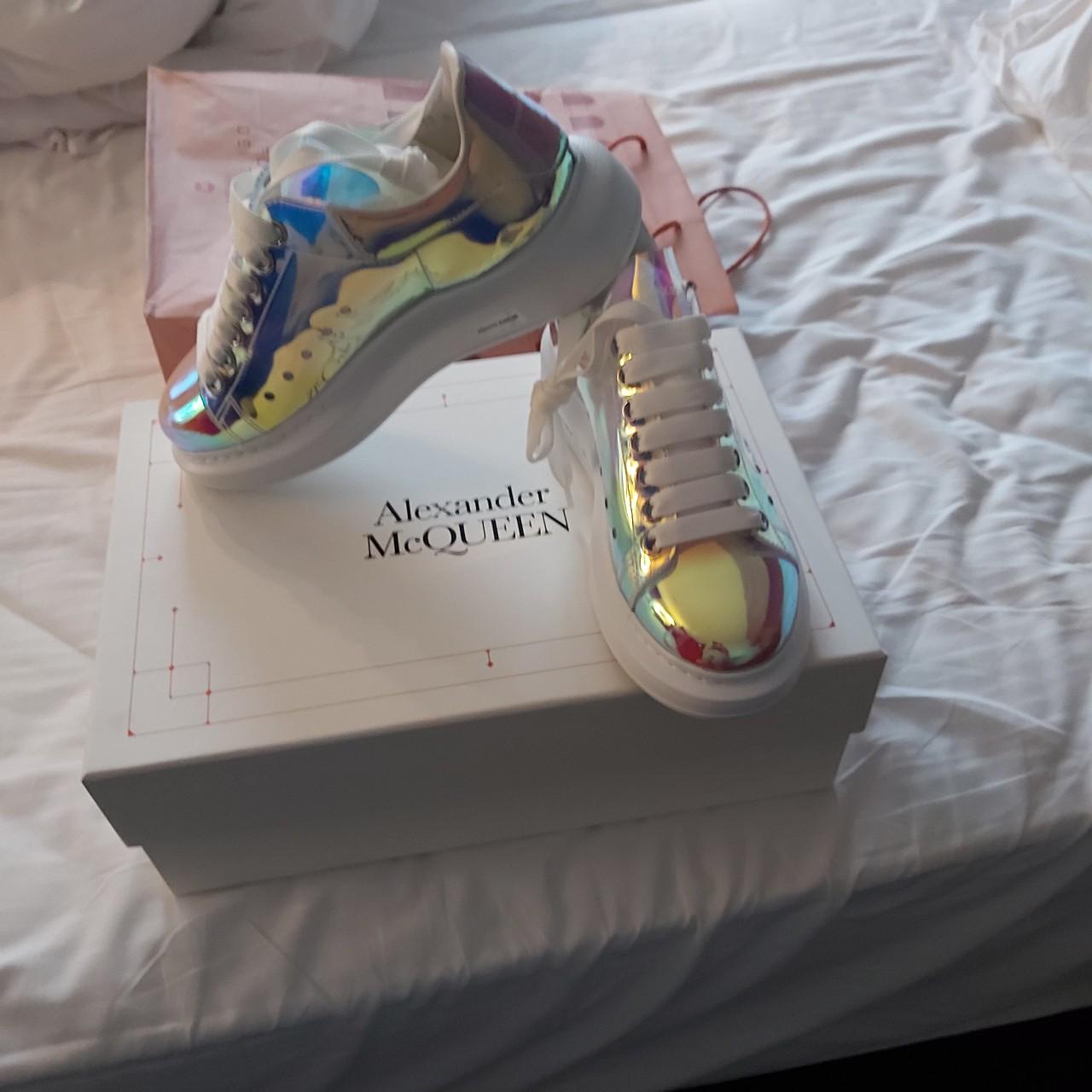 Alexander mcqueen best sale iridescent trainers