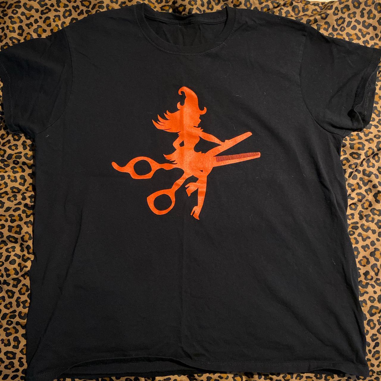 black and orange halloween shirt