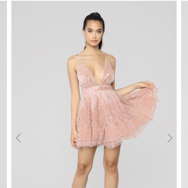 Fashion nova Maise Tulle Dress Blush fashionnova. Depop