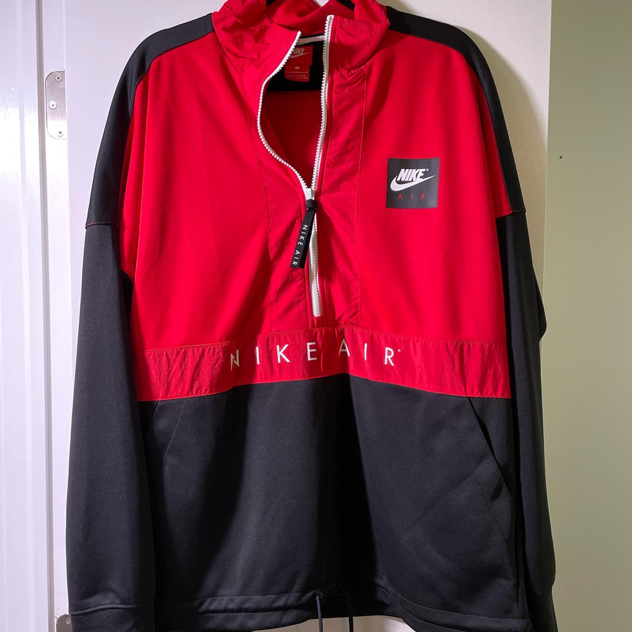 nike air windbreaker half zip