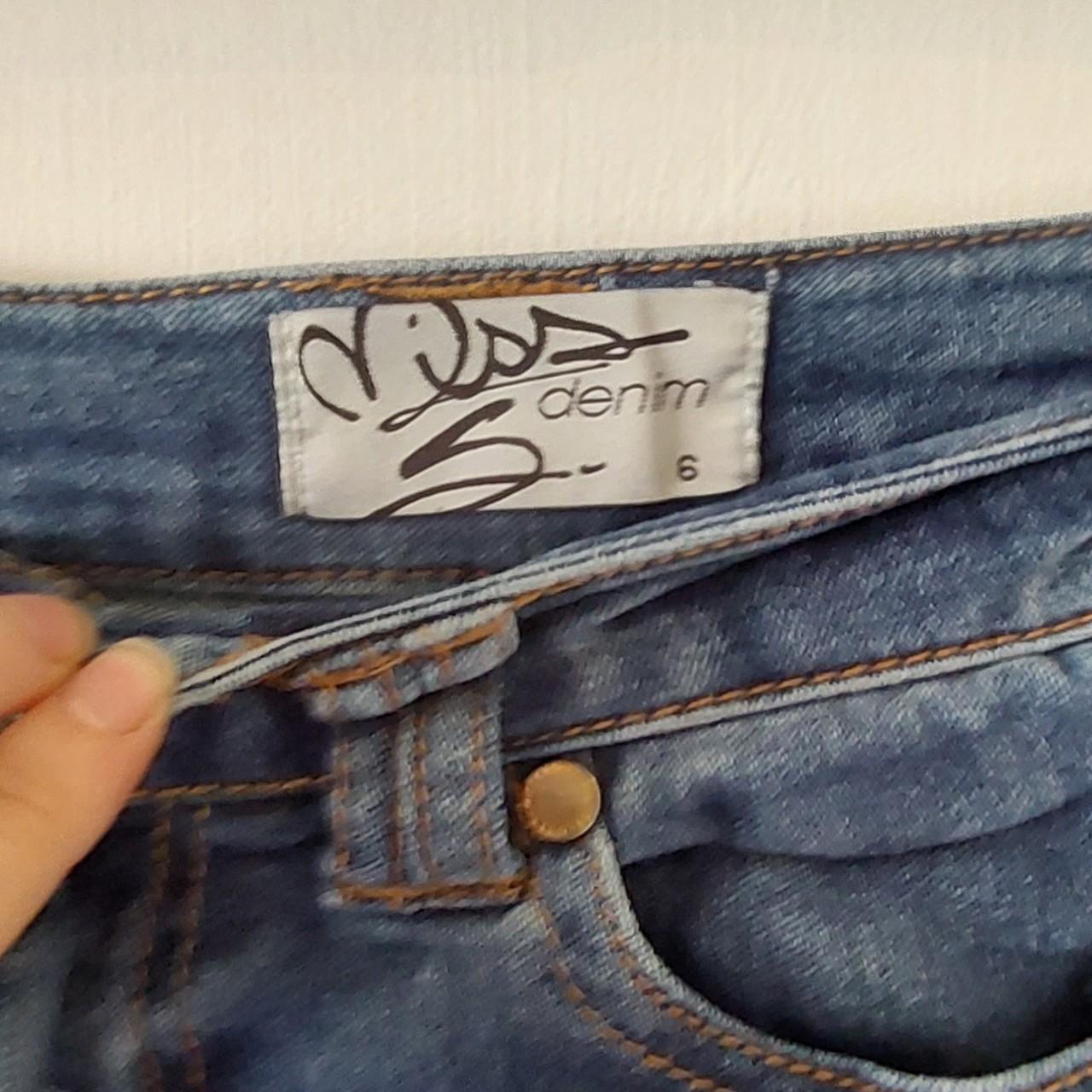 Skinny form fitting dark blue miss selfridge jeans.... Depop