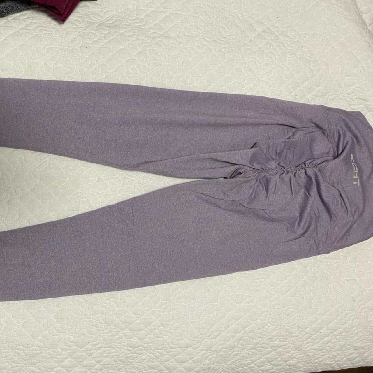ECHT Purple leggings Scrunch Worn once Depop