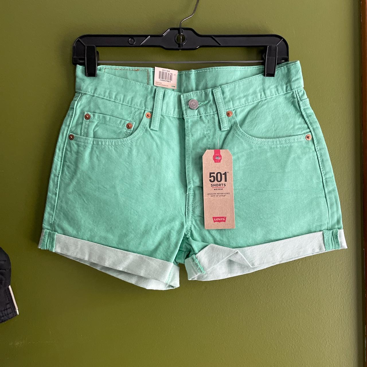 Levi's 501 mid outlet rise shorts