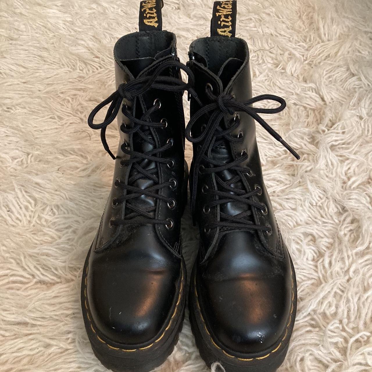 jadon strap platform leather boots