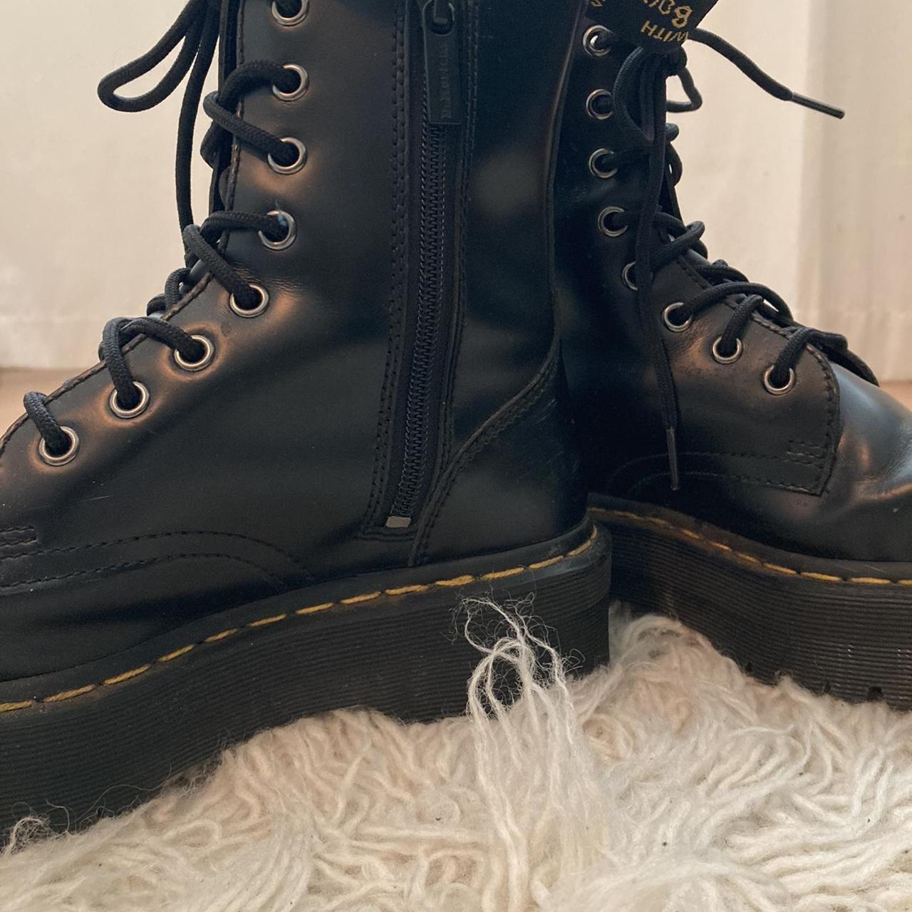 jadon strap platform leather boots
