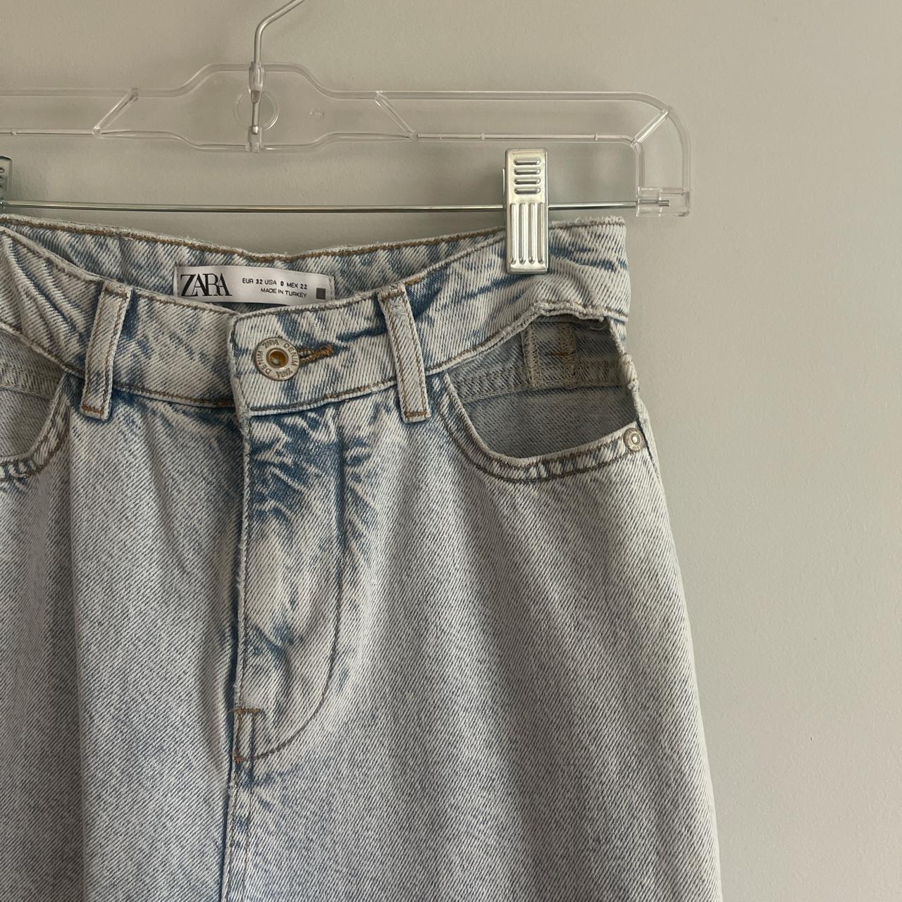 Zara cutout wide leg jeans! High waisted, sooo... Depop