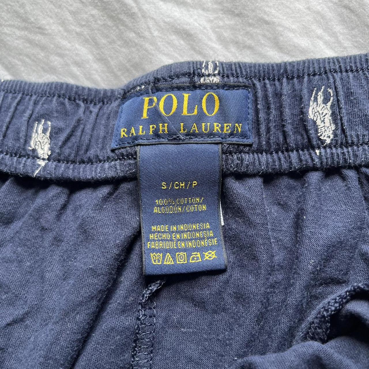 Polo Ralph Lauren Men's Navy and White Joggers-tracksuits | Depop