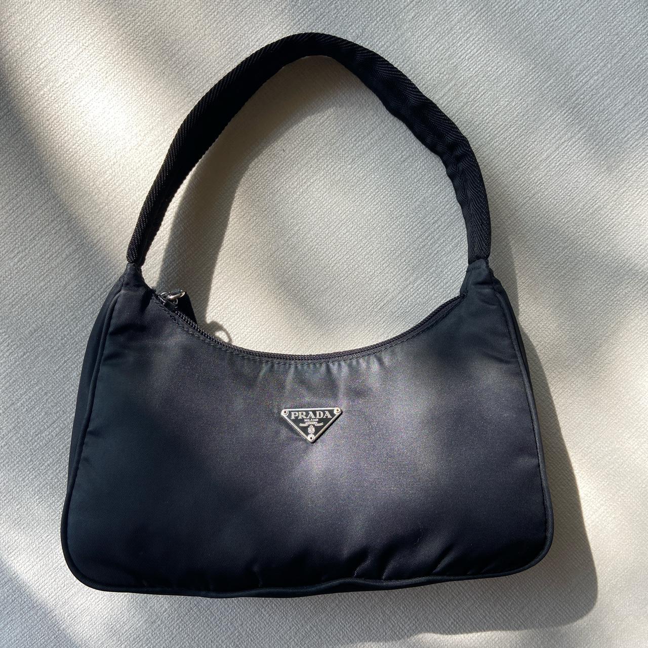 Prada Nylon Shoulder Bag Authentic Vintage Made - Depop