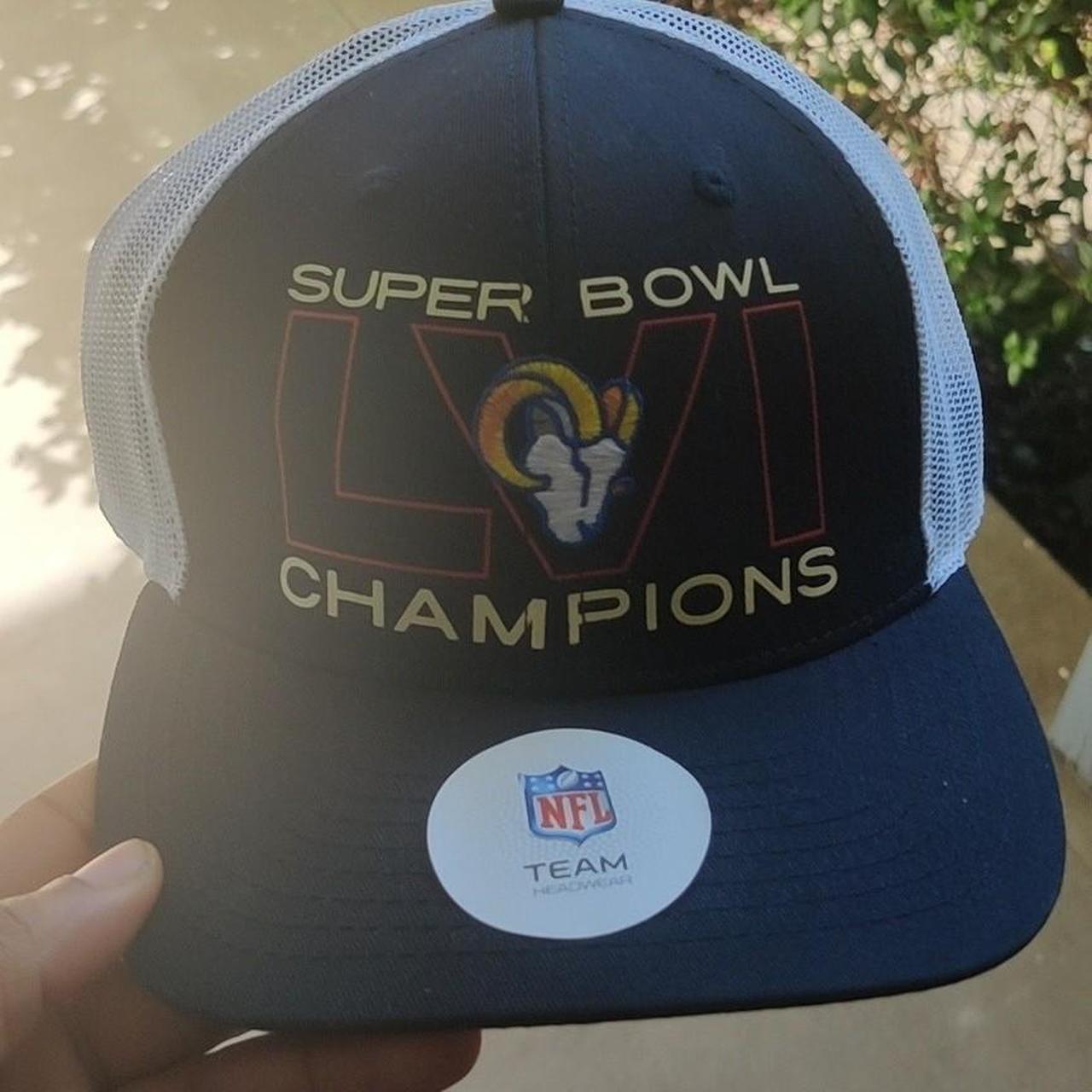 LA Rams Super Bowl Exclusive Hat Adjustable size - Depop