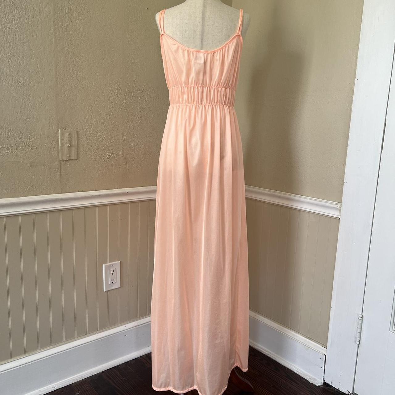 Undercover Women's Orange and Cream Dress Depop