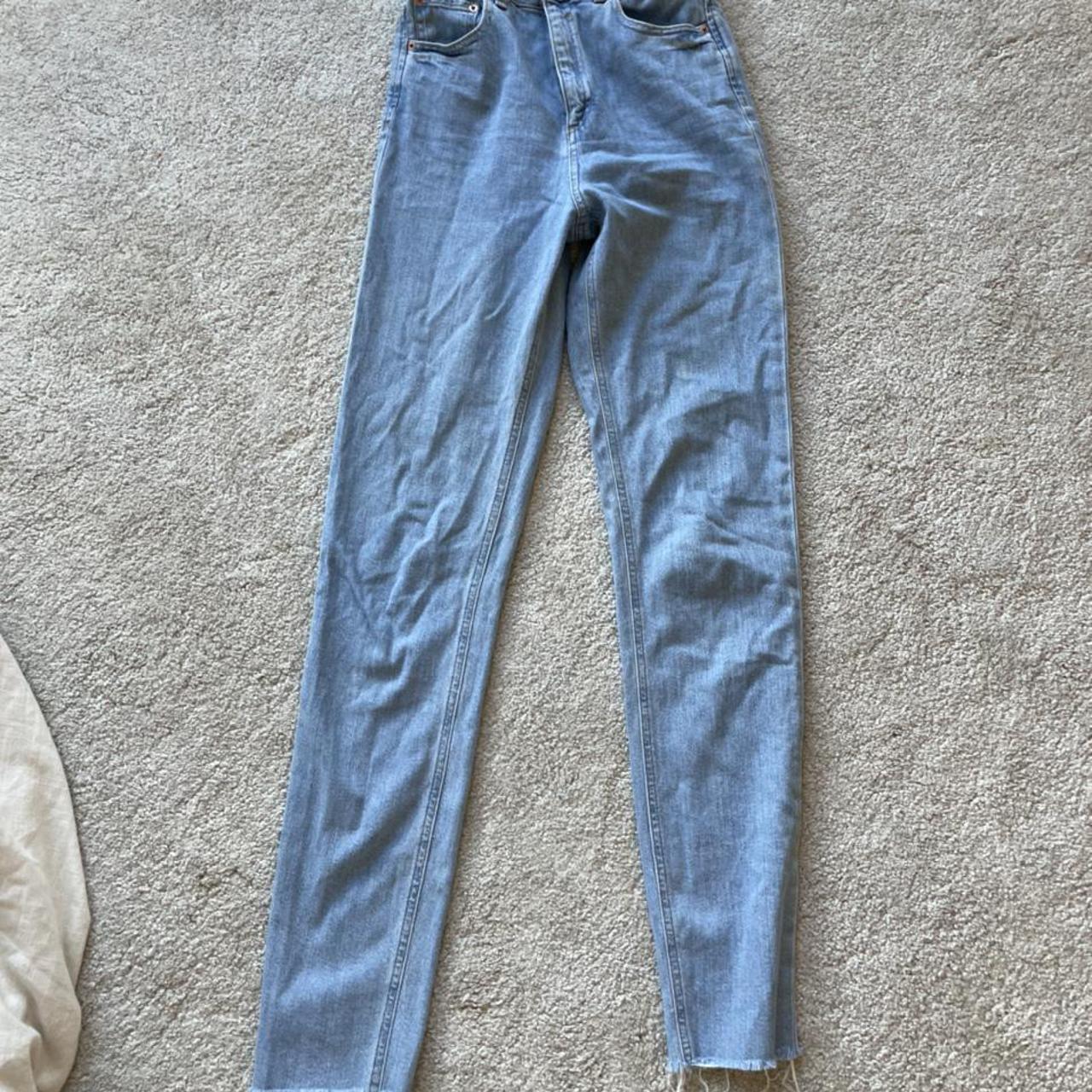 Extra long jeans, tall girl jeans. 26” waist x 36”... Depop