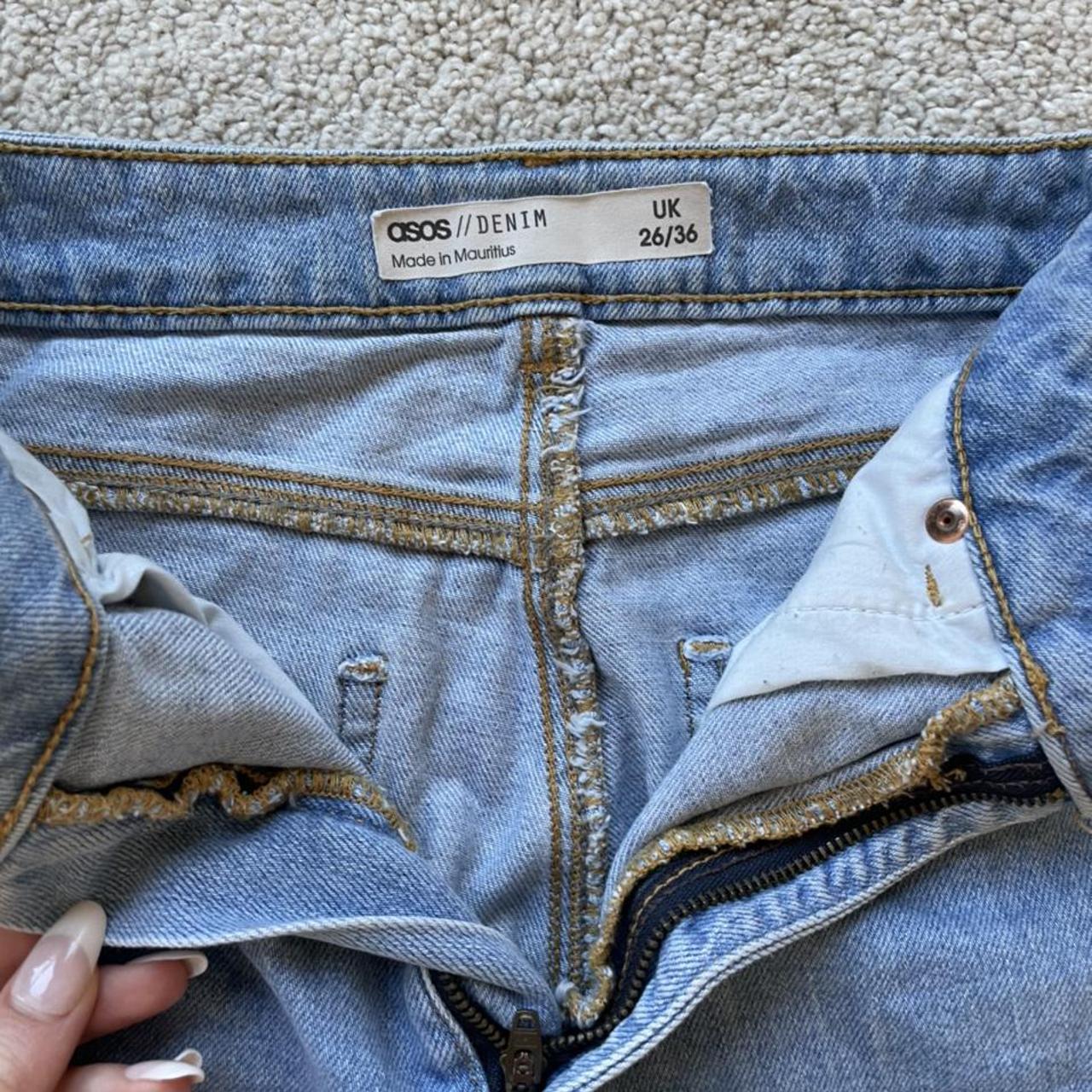 Extra long jeans, tall girl jeans. 26” waist x 36”... Depop