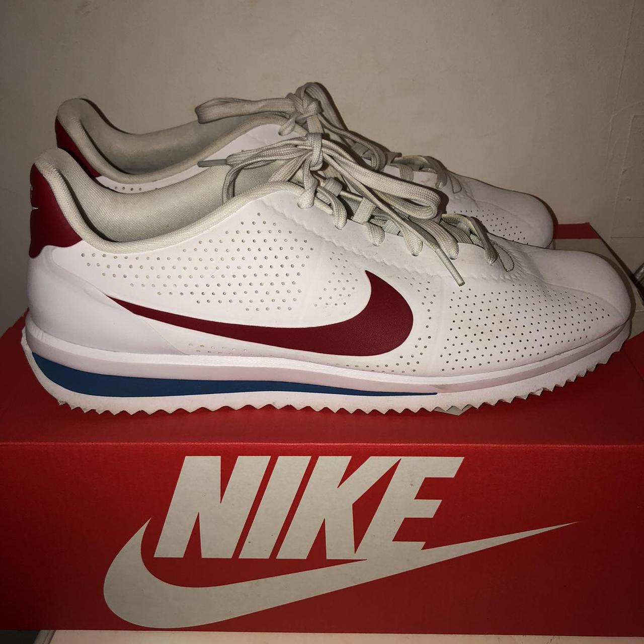 mens white cortez trainers