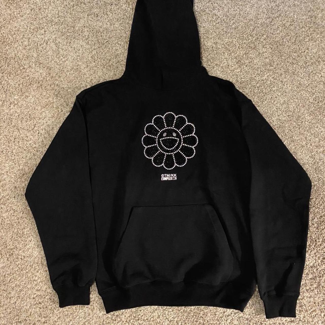 村上隆 × ComplexCon Swarovski Hoodie Takashi Murakami x ComplexCon x SWAROVSKI Flower Hoodie XL
