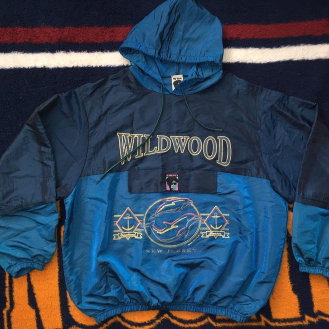 Vintage Cool Windbreakers For Guys Vintage 1995 Wise Guy Wildwood