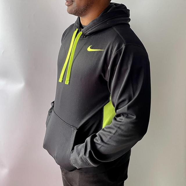 Black and best sale neon nike hoodie