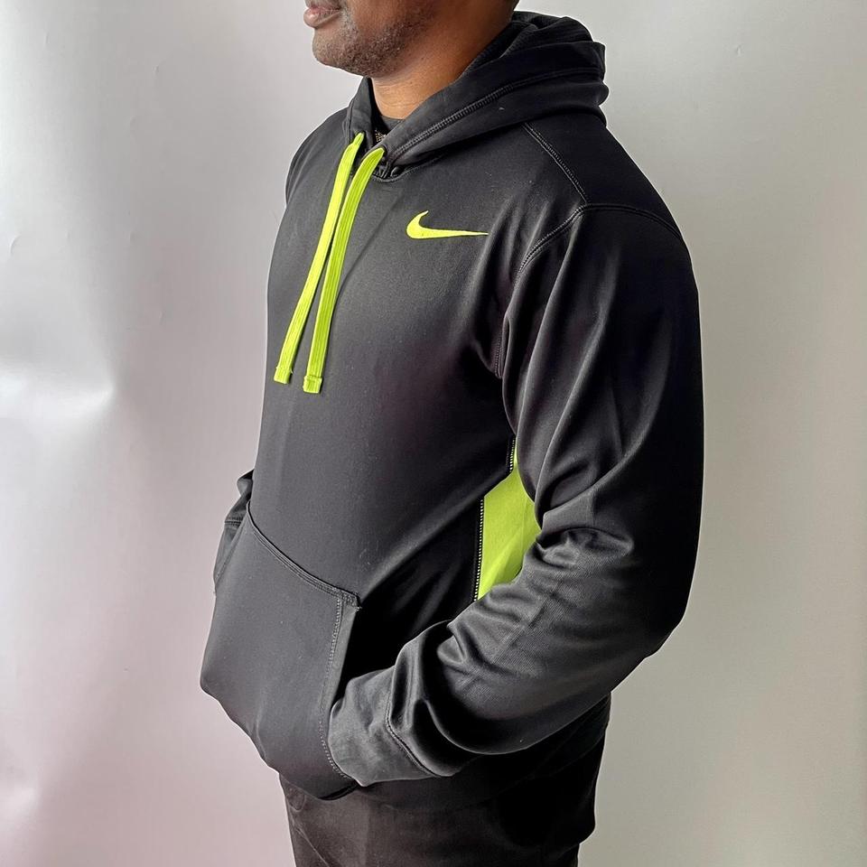 Nike therma fit hoodie neon green new arrivals